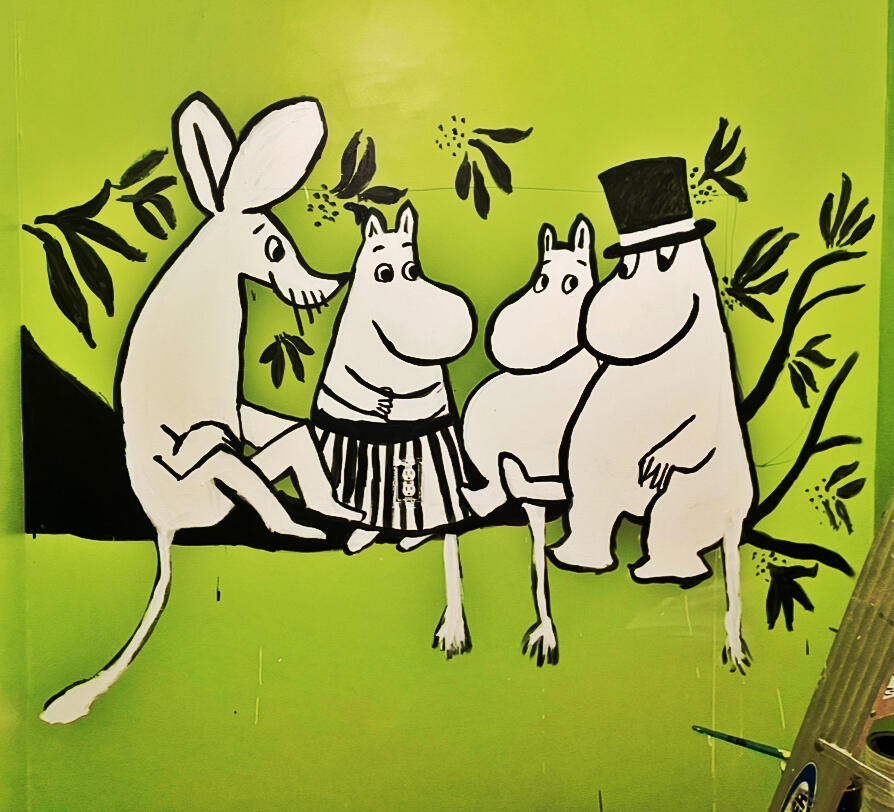 Art by Levi Gold Rasmussen (Lackadaisys) Moomin